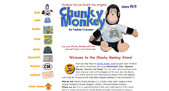 Desktop Screenshot of chunkymonkeygifts.com