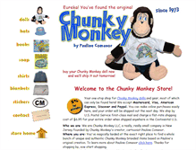Tablet Screenshot of chunkymonkeygifts.com